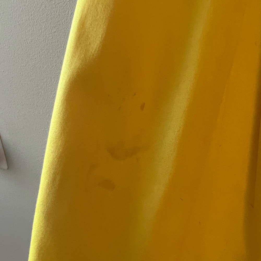 French Connection yellow strapless back-zip dress - Picture 6 of 6